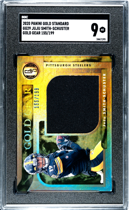 2020 Panini Gold Standard #GG29 JuJu Smith-Schuster Gold Gear SGC 9 #/199
