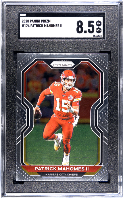 2020 Panini Prizm #124 Patrick Mahomes II SGC 8.5
