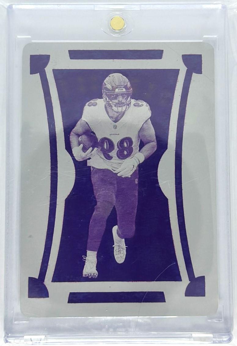2022 Panini National Treasures #29 Mark Andrews Printing Plate Cyan 1/1