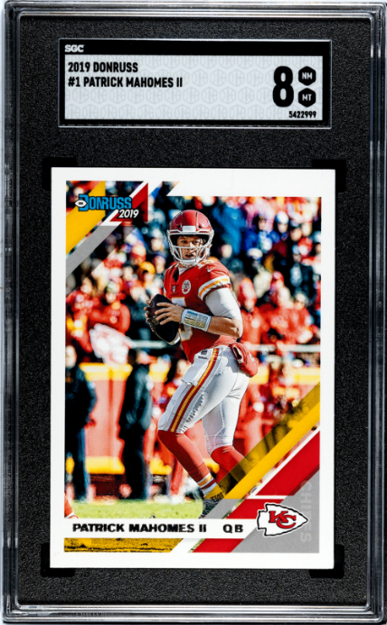 2019 Donruss Optic #1 Patrick Mahomes II SGC 8