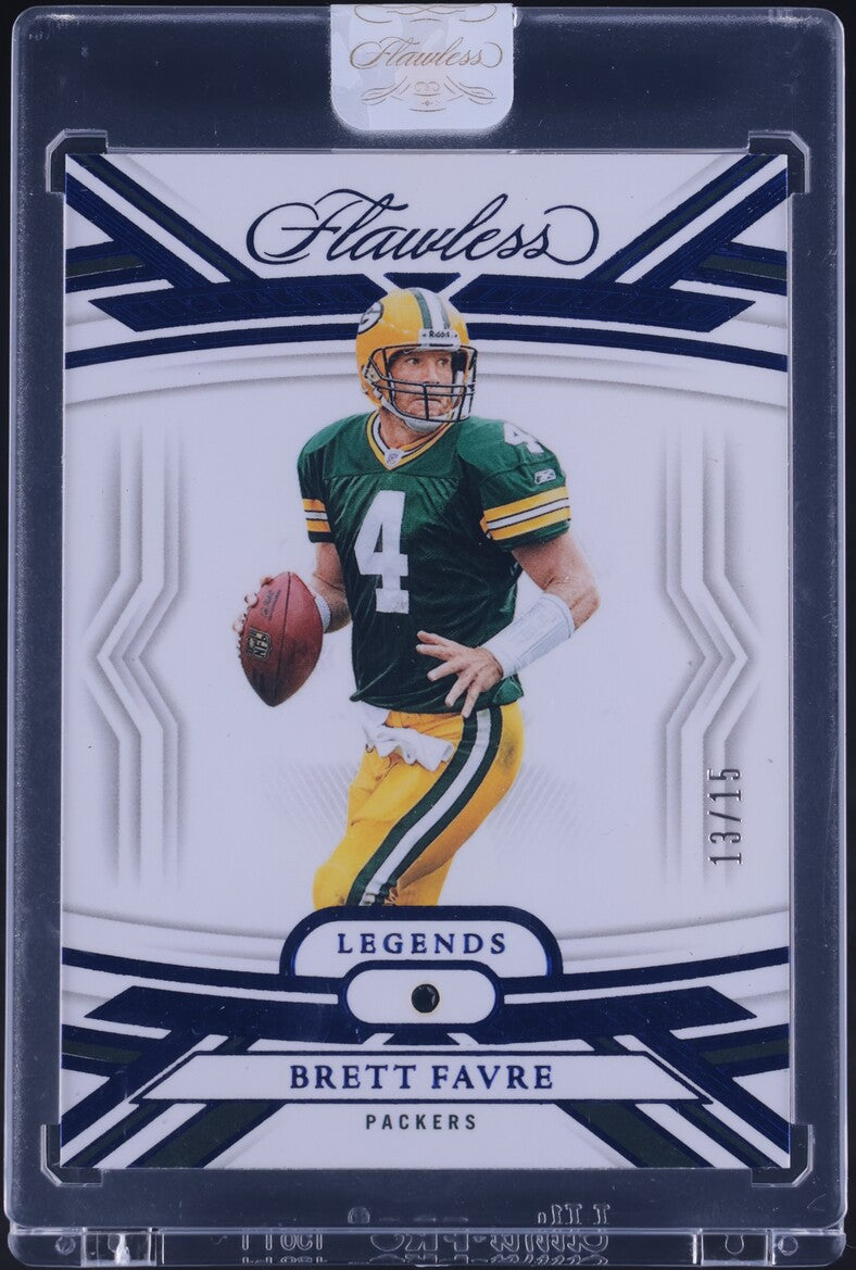 2023 Panini Flawless #82 Brett Favre Sapphire 13/15 Packers