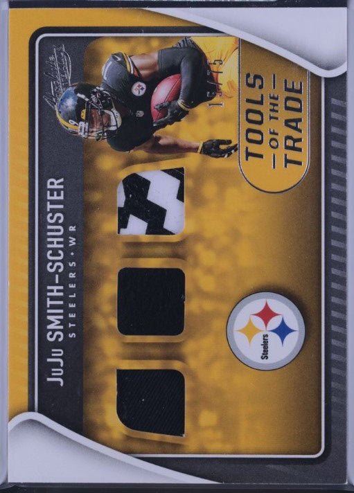 2021 Panini Absolute #TTT13 JuJu Smith-Schuster Tools of the Trade Triple 15/75