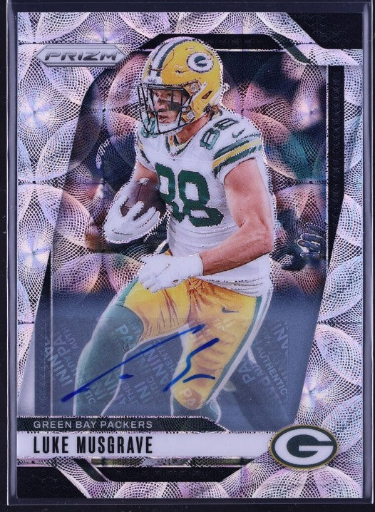 2024 Panini Prizm #105 Luke Musgrave Autographs Choice Prizm #/100