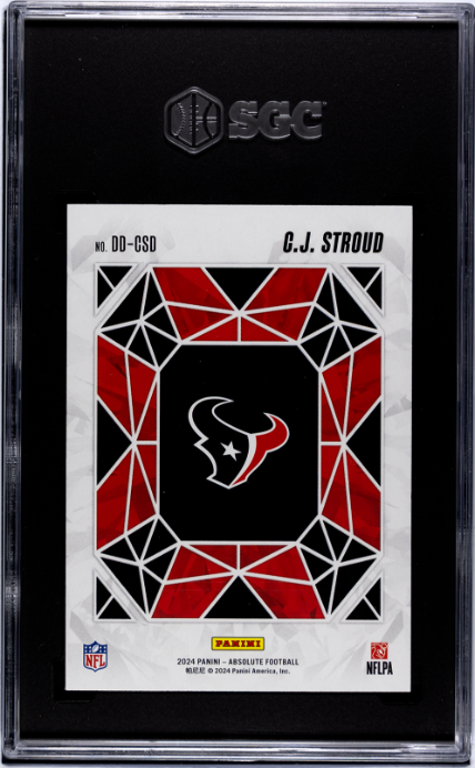 2024 Panini Absolute #DD-CSD C.J. Stroud Draft Diamonds SGC 9.5 Texans