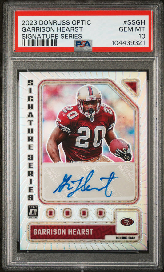 2023 Donruss Optic #SS-GH Garrison Hearst Signature Series PSA 10