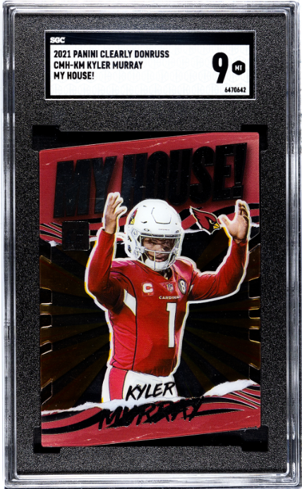 2021 Clearly Donruss #CMH-KM Kyler Murray Clearly My House SGC 9