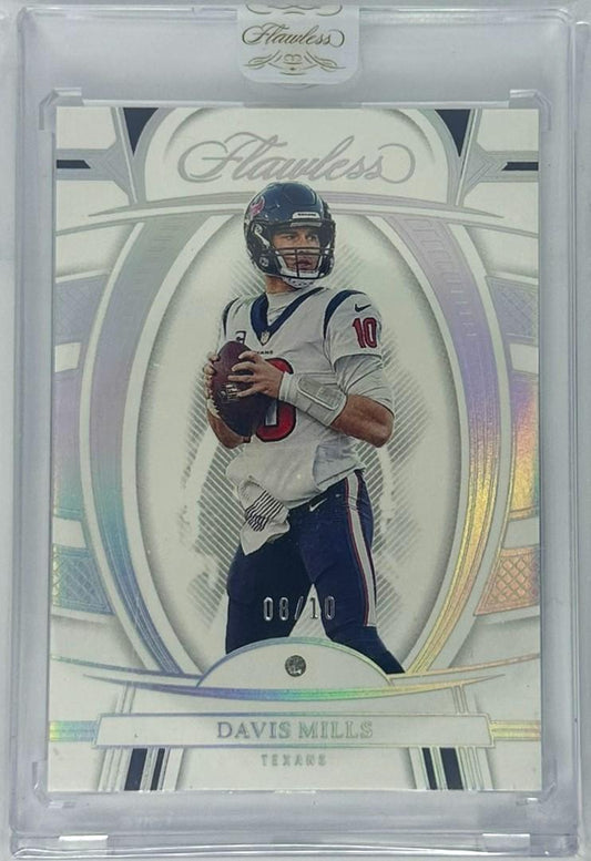2022 Panini Flawless #25 Davis Mills Diamond 8/10