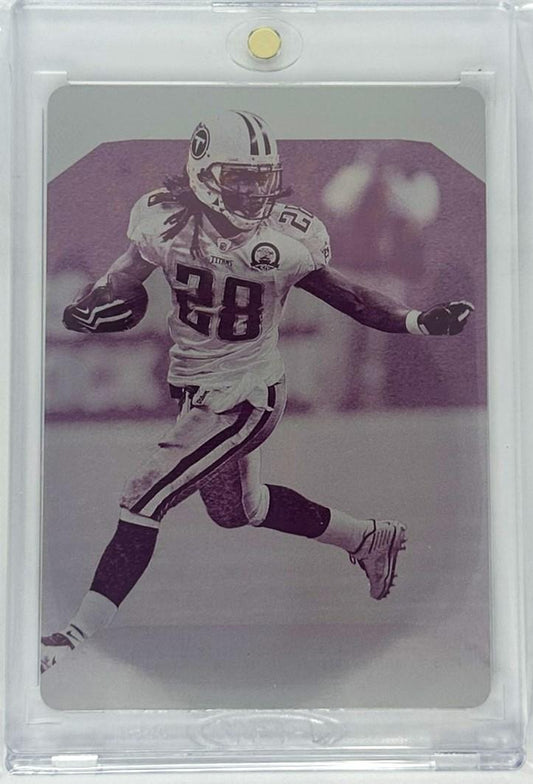 2010 Topps Triple Threads #28 Chris Johnson Printing Plates Magenta 1/1