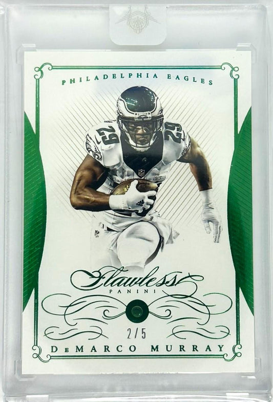 2015 Panini Flawless #5 DeMarco Murray Genuine Emerald 2/5