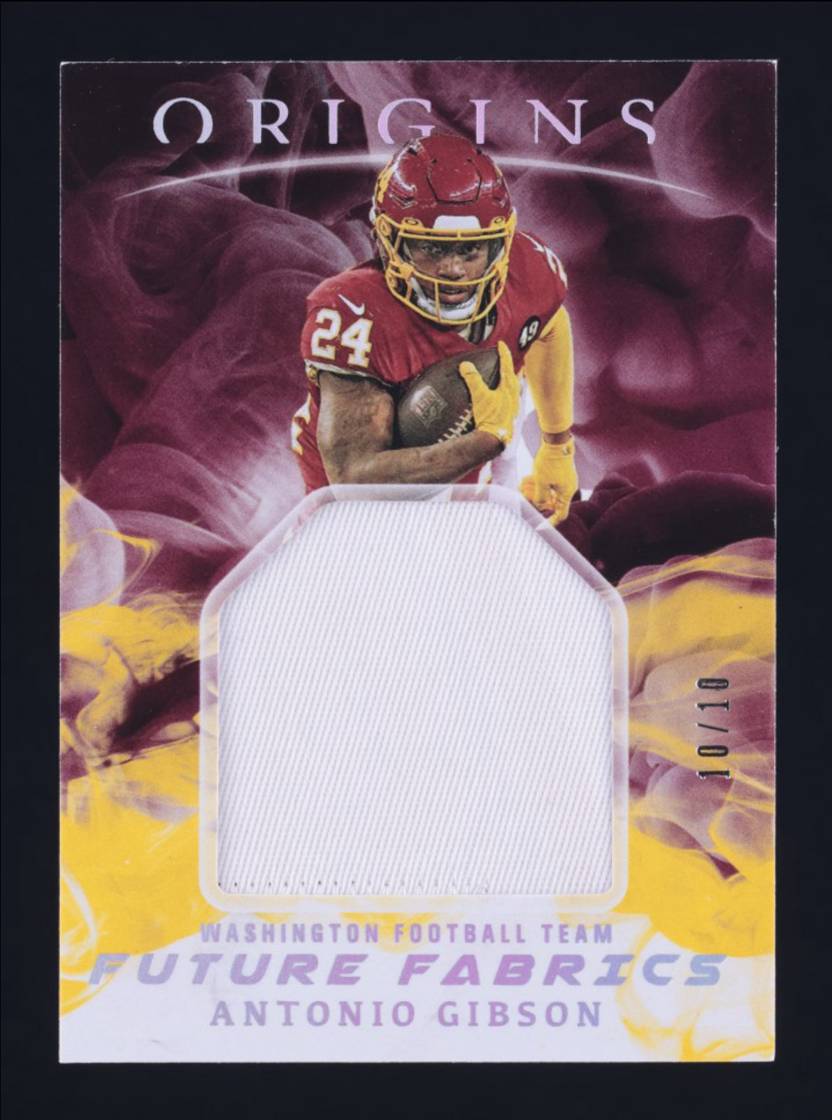 2021 Panini Origins Antonio Gibson Future Fabrics 10/10 Ff-ag eBay 1/1