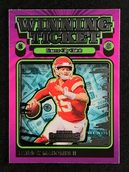 2021 Panini Contenders PATRICK MAHOMES II WINNING TICKET KC Chiefs #Wt-Pam